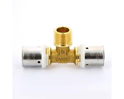 Тройник пресс-Н UNI-FITT 20х1/2"х20 Тройник пресс-Н UNI-FITT 20х1/2"х20