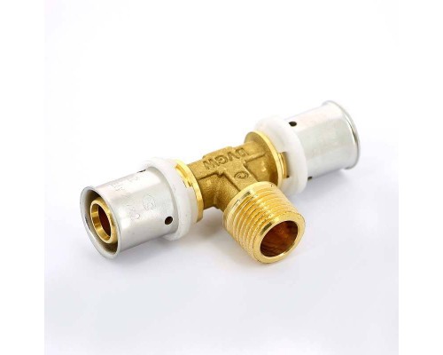 Тройник пресс-Н UNI-FITT 20х1/2"х20 Тройник пресс-Н UNI-FITT 20х1/2"х20