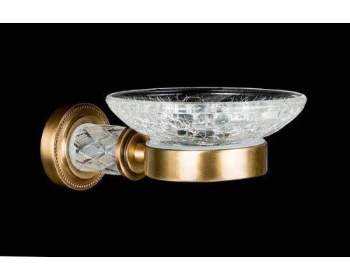 Boheme Murano Cristal Мыльница круглая подвесная, цвет: бронза 10903-CRST-BR Boheme Murano Cristal Мыльница круглая подвесная, цвет: бронза 10903-CRST-BR