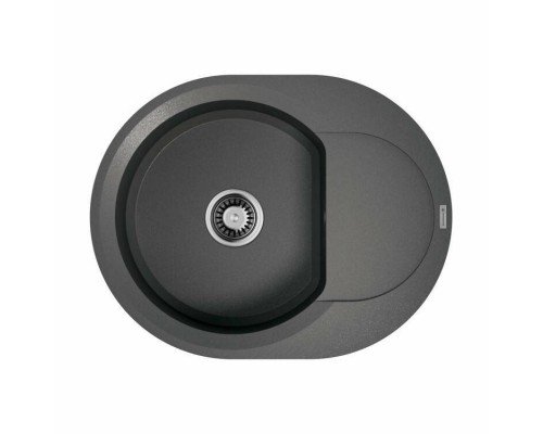 Мойка, OMOIKIRI, Sakaime, шгв 600-470-220, отверстия для смесителя-2 промаркированных, цвет-платина
