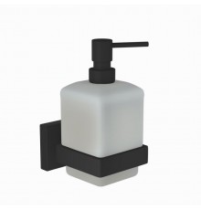 Дозатор для жидкого мыла, Jaquar, Kubix Prime, шгв 70-105-143, цвет дозатора-черный матовый