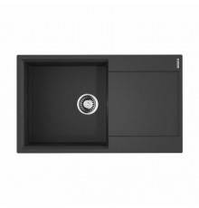 Мойка, OMOIKIRI, Daisen, шгв 860-510-210, отверстия для смесителя-6 промаркированных, цвет-чёрный