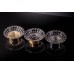 Boheme Murano Cristal Мыльница круглая настольная, цвет: золото 10205