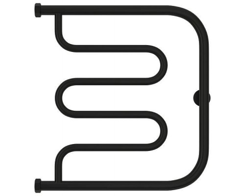 Сунержа Лира Полотенцесушитель водяной 50x50h, цвет: матовый черный 31-4011-5050