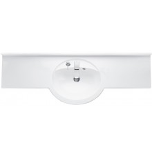 1A70133NOT010 Раковина Отель 5/1500 с навесами и диспенсером 1A70133NOT010