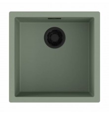 Мойка, OMOIKIRI, Yamakawa, шгв 456-456-220, отверстия для смесителя-отсутствуют, цвет-wind green