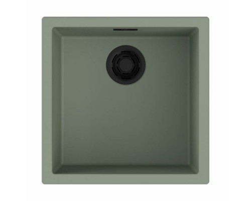 Мойка, OMOIKIRI, Yamakawa, шгв 456-456-220, отверстия для смесителя-отсутствуют, цвет-wind green