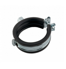 Хомут, Конкреп, SafeLock, одновинтовой, с EPDM, M8/M10, 26-28 мм, оцинкованная сталь