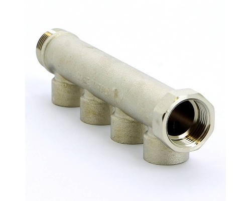 Коллектор НВ 3/4" никелированный ITAP 4 выхода 1/2"В 38мм Коллектор НВ 3/4" никелированный ITAP 4 выхода 1/2"В 38мм