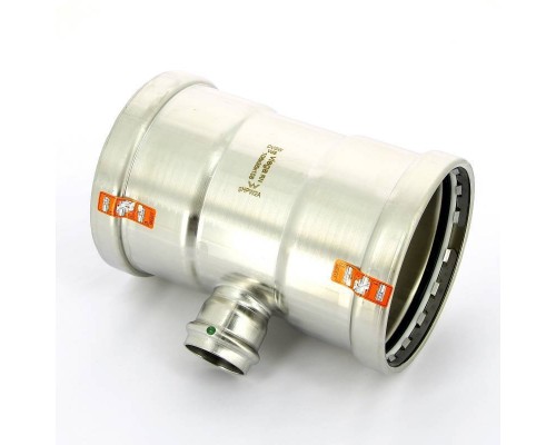 Тройник пресс нержавеющая сталь Sanpress Inox VIEGA 108x35x108