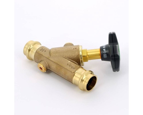 Вентиль комбинированный бронзовый CRV Easytop Basic Viega 22