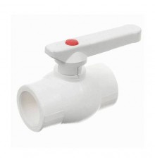 Кран шаровой PP-R бел Дн20 OPTIMA VALFEX VALF 10145020