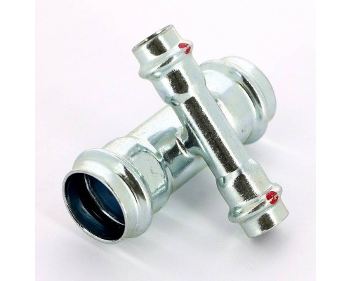 Крестовина пайка VIEGA 28х15 нелигир. сталь Prestabo SC-Contur с уплотнит. элементом