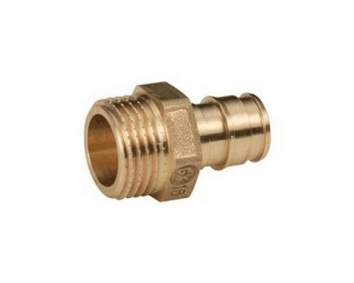Муфта PE-X лат радиал Дн20х1/2" НР Giacomini GX107Y034