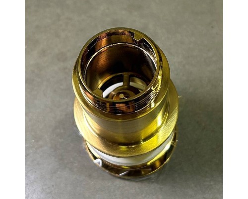 Донный клапан 1-1/4", 80мм с переливом, Золото