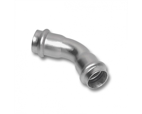 Отвод, Sanha, NiroPress 316L 45° ВПр-ВПр, ø76,1, 9041.3