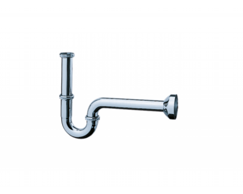 Сифон, Hansgrohe, для раковины, трубчатый, 1 1/4, цвет-хром