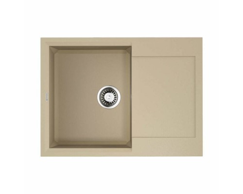 Мойка, OMOIKIRI, Sakaime, шгв 680-500-230, отверстия для смесителя-6 промаркированных, цвет-шампань
