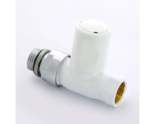Вентиль ручной Carlo Poletti New-Smart НВ 1/2" цвет белый