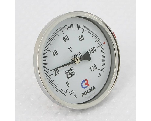 Термометр Росма БТ- 51.211 100/64 (1/2", 0-120'С, 1,5)