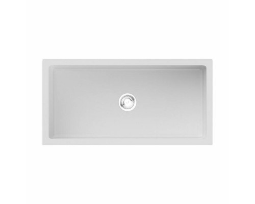 Мойка, OMOIKIRI, Mikura, шгв 910-460-254, отверстия для смесителя-отсутствуют, цвет-белый глянцевый