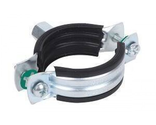 Хомут оцинкованный, 2S, M8/10, 62-67 мм, с epdm Хомут оцинкованный, 2S, M8/10, 62-67 мм, с epdm