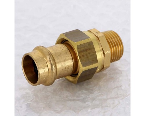 Муфта разъёмная пресс-Н бронза Sanpress VIEGA 18x1/2" Муфта разъёмная пресс-Н бронза Sanpress VIEGA 18x1/2"