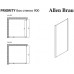 Allen Brau Priority Боковая стенка 90x200h см, цвет: серебро 3.31044.BA