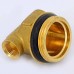 Концевик с внутренней /наружной / внутренней резьбой TIEMME 1/2"х1 1/4"х3/8"