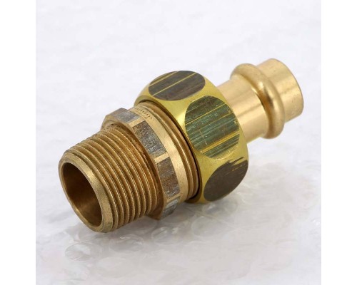 Муфта разъемная пресс-Н плоская прокладка бронза Profipress G VIEGA 15x3/4" Муфта разъемная пресс-Н плоская прокладка бронза Profipress G VIEGA 15x3/4"