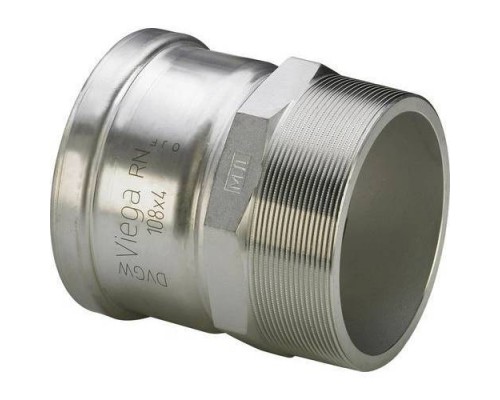 Муфта пресс-Н Viega 108х4" нерж.сталь Sanpress Inox XL SC-Contur со стопорным кольцом