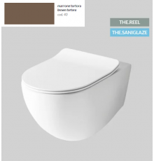 Унитаз, Artceram, File 2.0, подвесной, шгв 370-520-370, Saniglaze, цвет-Brown tortora