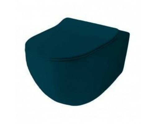Унитаз, Artceram, File 2.0, подвесной, шгв 370-530-370, цвет-green petrolio