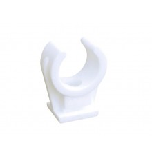 Клипса, BIS, D-8, белый, с латунной втулкой М6, упаковка 100 шт