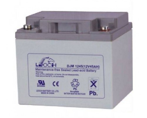 Аккумулятор Leoch DJM 1245 емкостью 45 Ач для источника бесперебойного питания BAXI Reserve 300/3