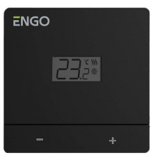Термостат Salus ENGO Easy комнатный накладной с дисплеем черный