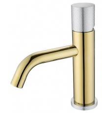 Boheme Stick Смеситель для раковины низкий, цвет: Gold Touch Chrome 121-GCR.2