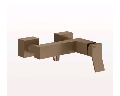 - Смеситель для душа, Gessi, Rettangolo K, цвет-Copper Brushed PVD