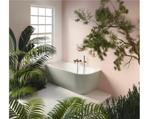 Ванна, Treesse, Cora, левая, шгв 1700-750-600, цвет-белый