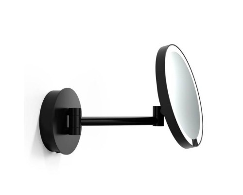 Косметическое зеркало, Decor Walther, JUST LOOK, с подсветкой, цвет-черный матовый