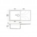 Omoikiri Yasugata 100-WH Кухонная мойка Tetogranit 100x50 см, цвет: белый 4993847