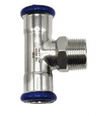 Тройник, 42х1х42, Н, нержавеющая сталь