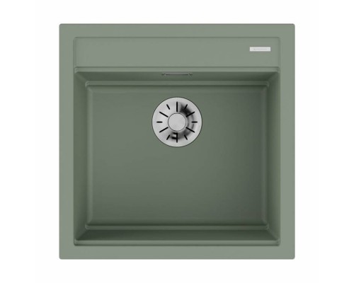 Мойка, OMOIKIRI, Kitagawa, шгв 510-510-200, отверстия для смесителя-3 промаркированных, чаши-1, цвет-Wind Green