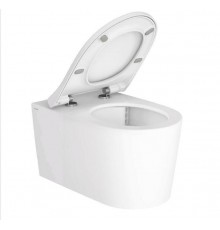 Унитаз, Vitra, Nest QFlush, подвесной, шгв 360-560-360, HygieneGlaze, цвет-белый