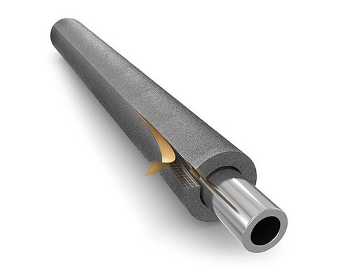 Трубки теплоизоляционные самоклеющиеся 2 метра Energoflex Super SK ROLS ISOMARKET внутренний диаметр изоляции 42мм толщина 32мм