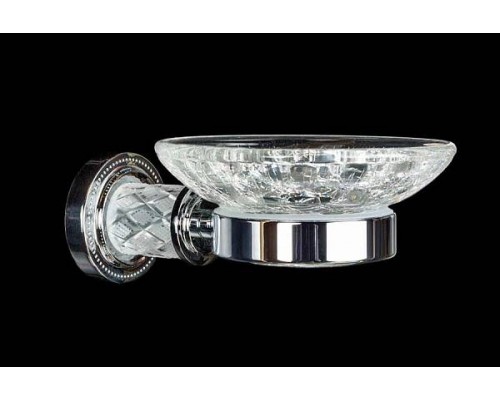 Boheme Murano Cristal Мыльница круглая подвесная, цвет: хром 10903-CRST-СH