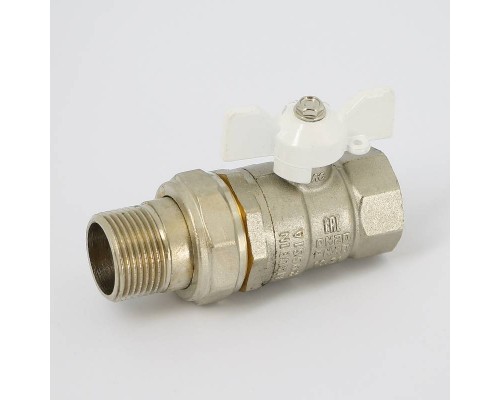 Кран Pride LD ВВ 1/2" c отверстием для термометра бабочка