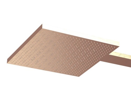 Верхний душ, Almar, Velvet, 300-300, цвет-Copper Brushed PVD