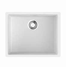 Мойка, OMOIKIRI, Yamakawa, шгв 556-456-200, отверстия для смесителя-отсутствуют, цвет-белый