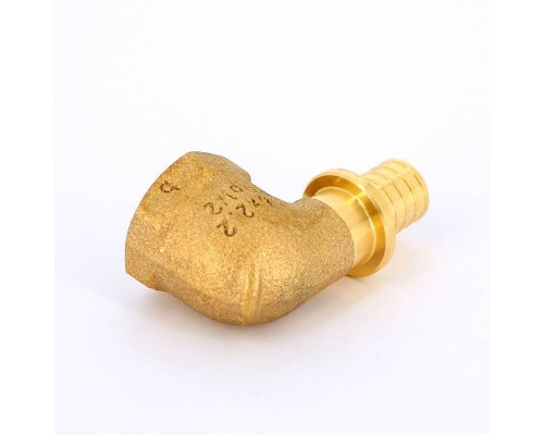 Угол надвижной В бронза REHAU 16x1/2"